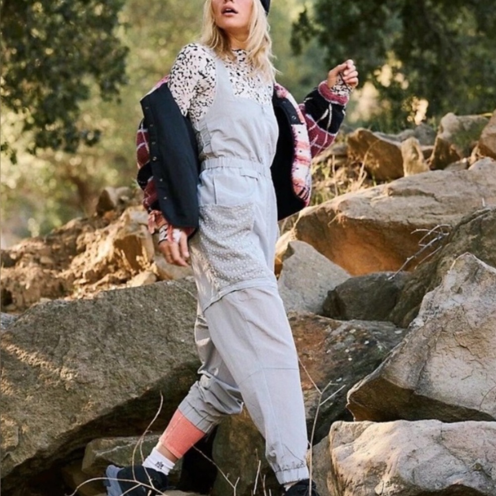 FP Movement by Free People Gray Jumpsuit